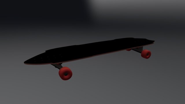 Wolfshark Longboard 3D Model