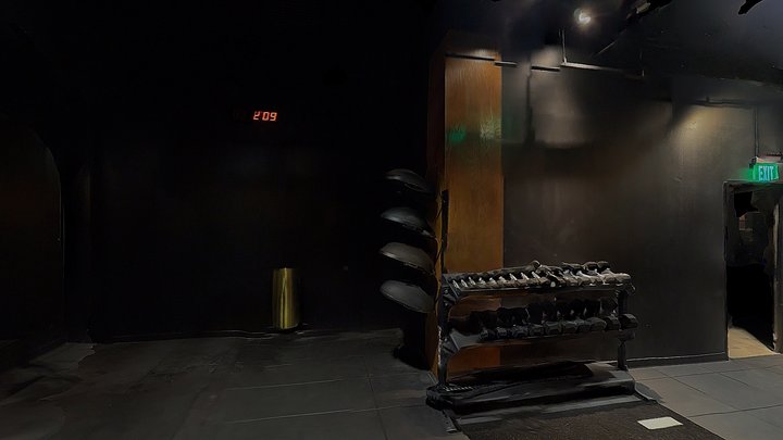 Gym  3’ 55 in 3D Model