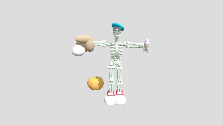 Copy of Esqueleto Fun 3D 3D Model