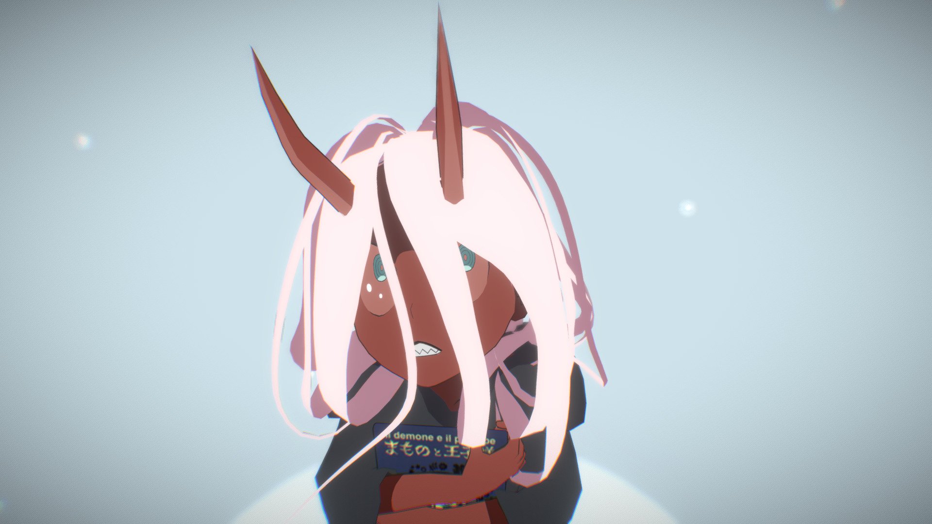 Character in anime darling in the franx name zero two 3D model