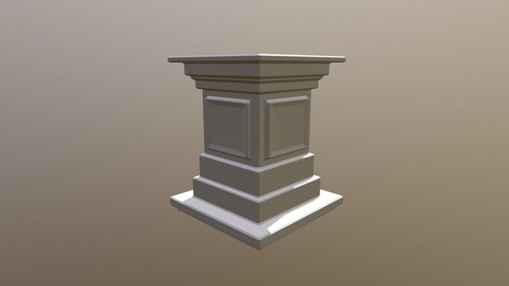 Pedestal 3D Model