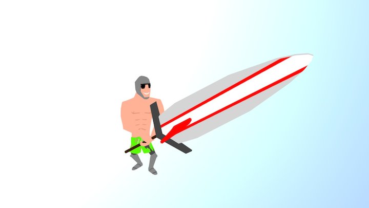 Cool Summer Knight 3D Model