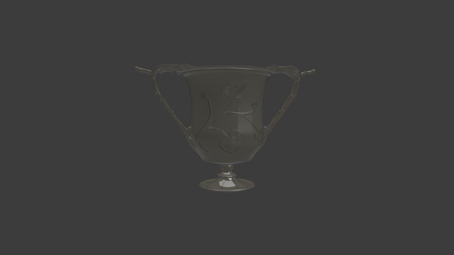 Ornate Glass Cup