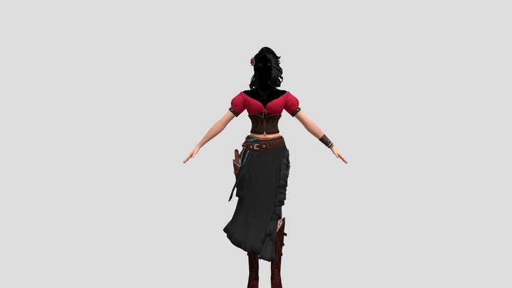 maria___kiss_of_war_by_rabbid013_delujwj 3D Model