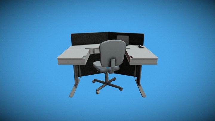 TESO desk 3D Model