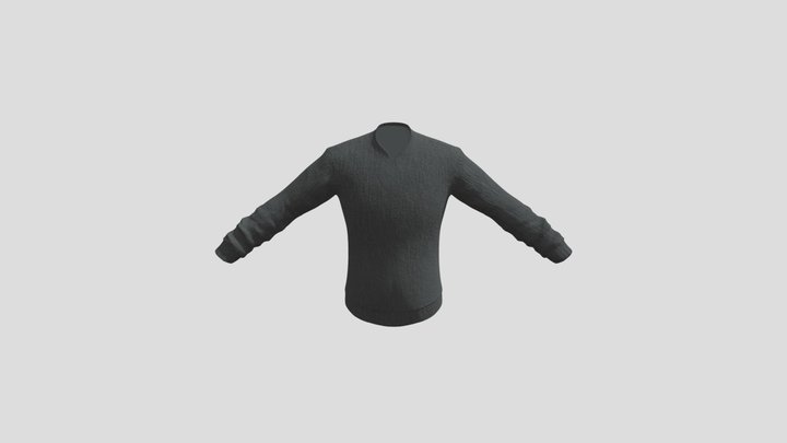 ShirtRetopoLow 3D Model