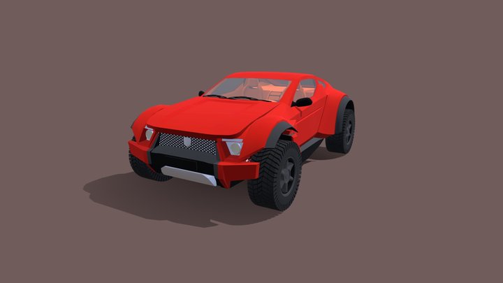 Car Draft 3D Model