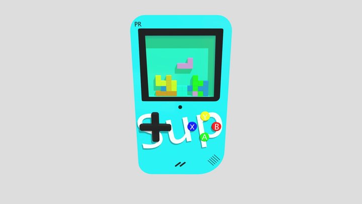 Game boy (Sup) 3D Model