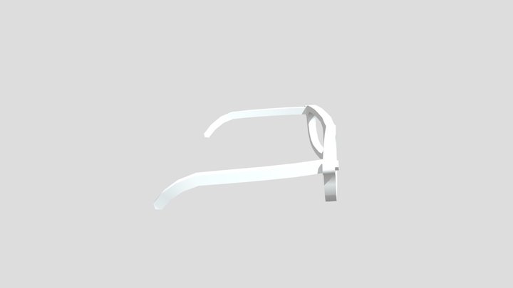 Hipster Glasses blender 3D Model