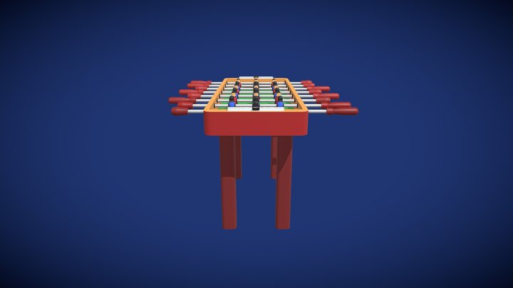 Table soccer 3D Model