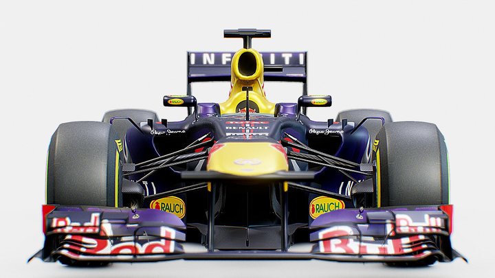 Red Bull RB9 F1 | www.vecarz.com – Modello 3D gratuito STL