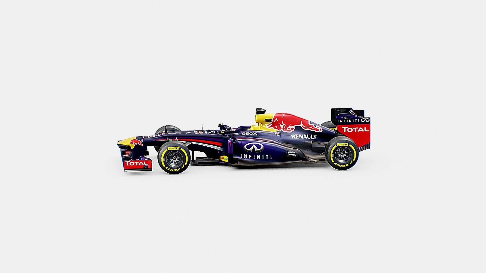 Red Bull RB9 F1 | www.vecarz.com — Sketchfab embed 3D viewer