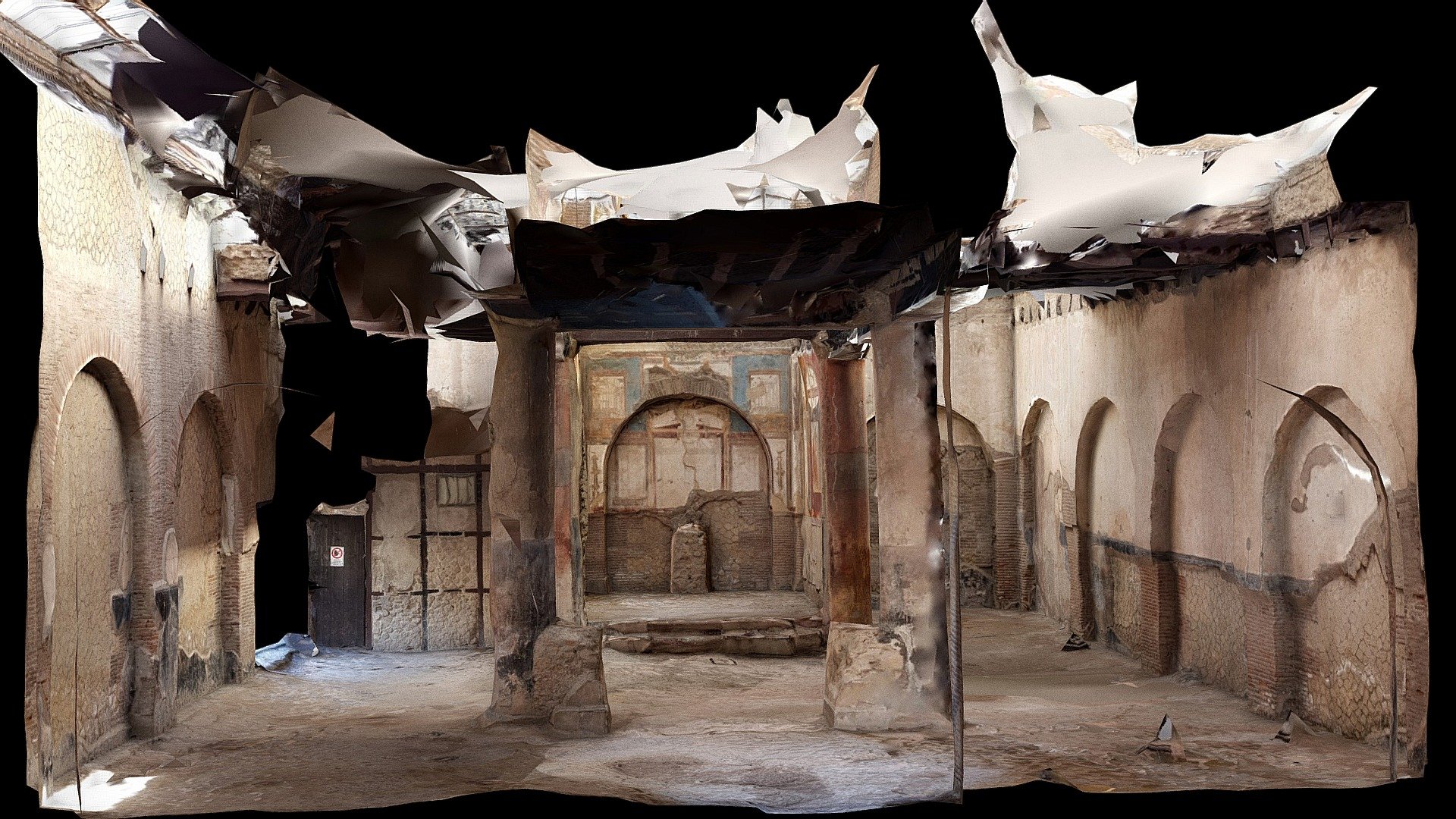 COLLEGE OF AGUSTALES HERCULANEUM (RETOPOLOGY)