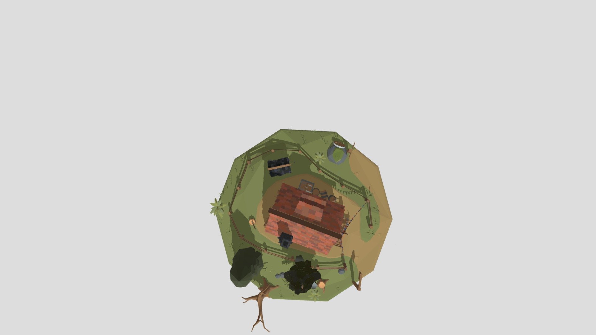 Medieval Fantasy Tavern — Sketchfab embed 3D viewer