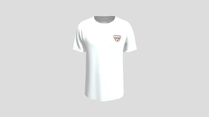 Soccer Shield Graphic White T Shirt – Free 3D Model STL