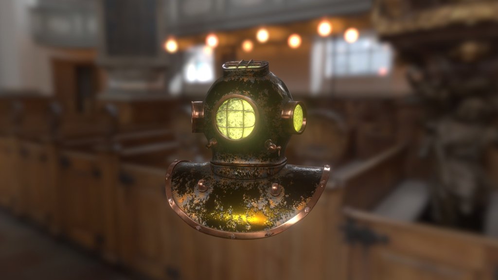diving helmet Download Free 3D model by SaintsAjaX [bbce75d] Sketchfab