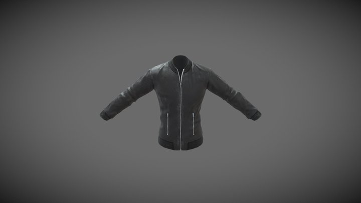 Game Art Jacket 3D Model