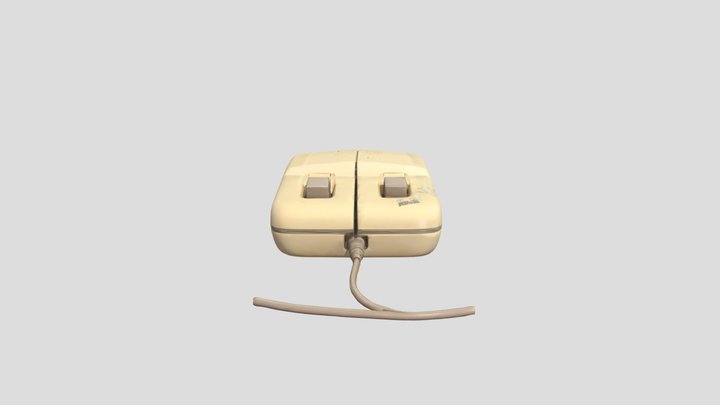 Vintage Computer Mouse 3D Model