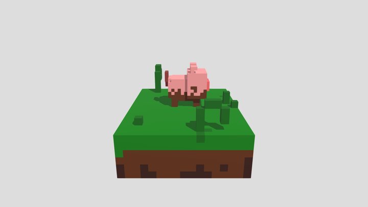 Farm Pig 3D Model
