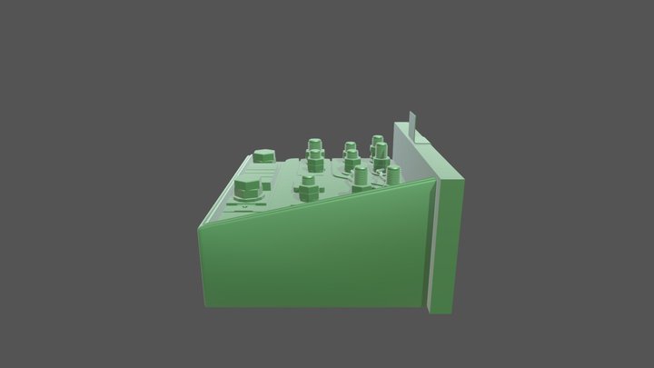 Battery Casing Fuse Box 3D Model