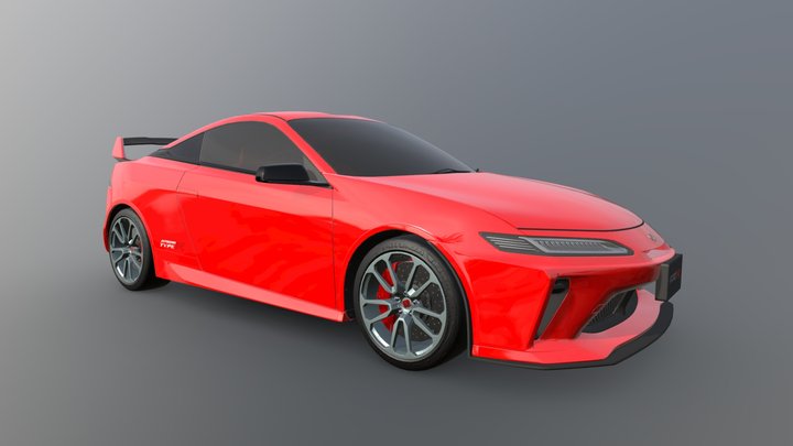 2021 Honda Integra Type R 3D Model