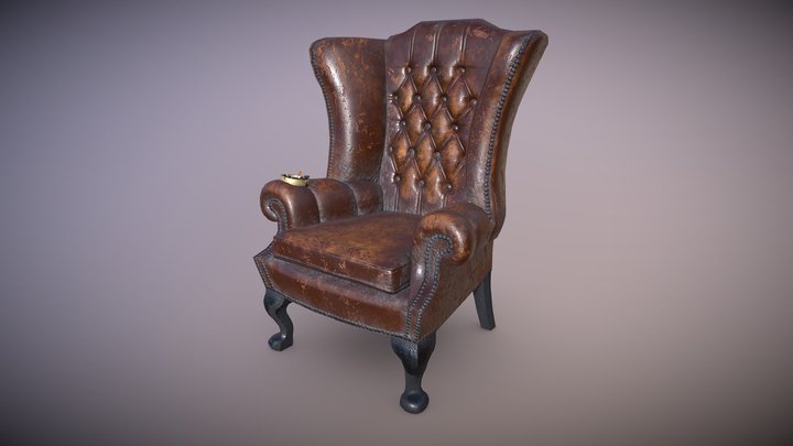 Grandpa's Armchair 3D Model