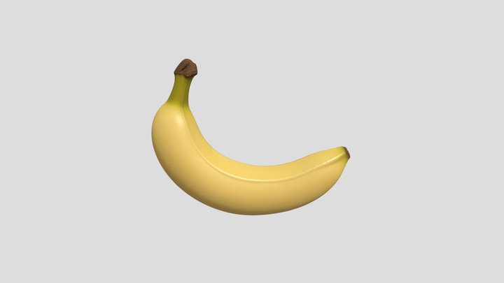 Realistic Banana 3D Model 3D Model