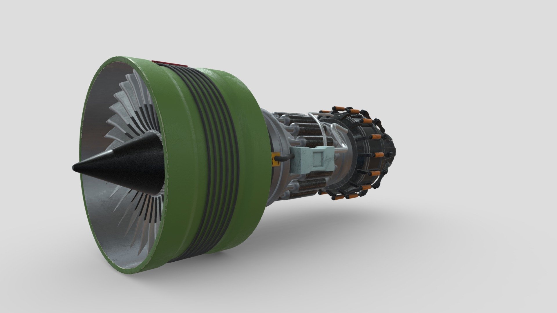 Jet Engine - Download Free 3D model by nekiv [bbd292e] - Sketchfab