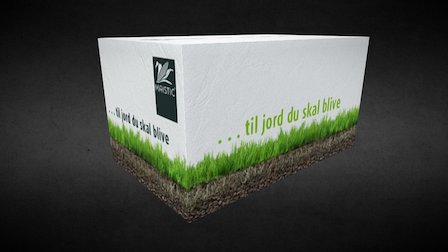 Karton design MAISTIC - white cardboard 3D Model