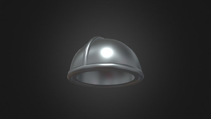 Simple Medieval Guard Helmet 3D Model
