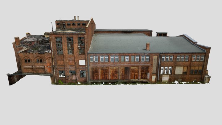 Altes E-Werk Brandenburg Havel 3D Model