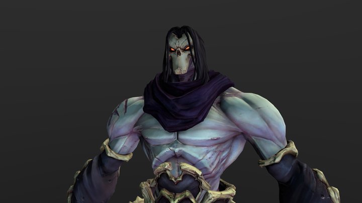 Death - Darksiders 2 - Rigged 3D Model