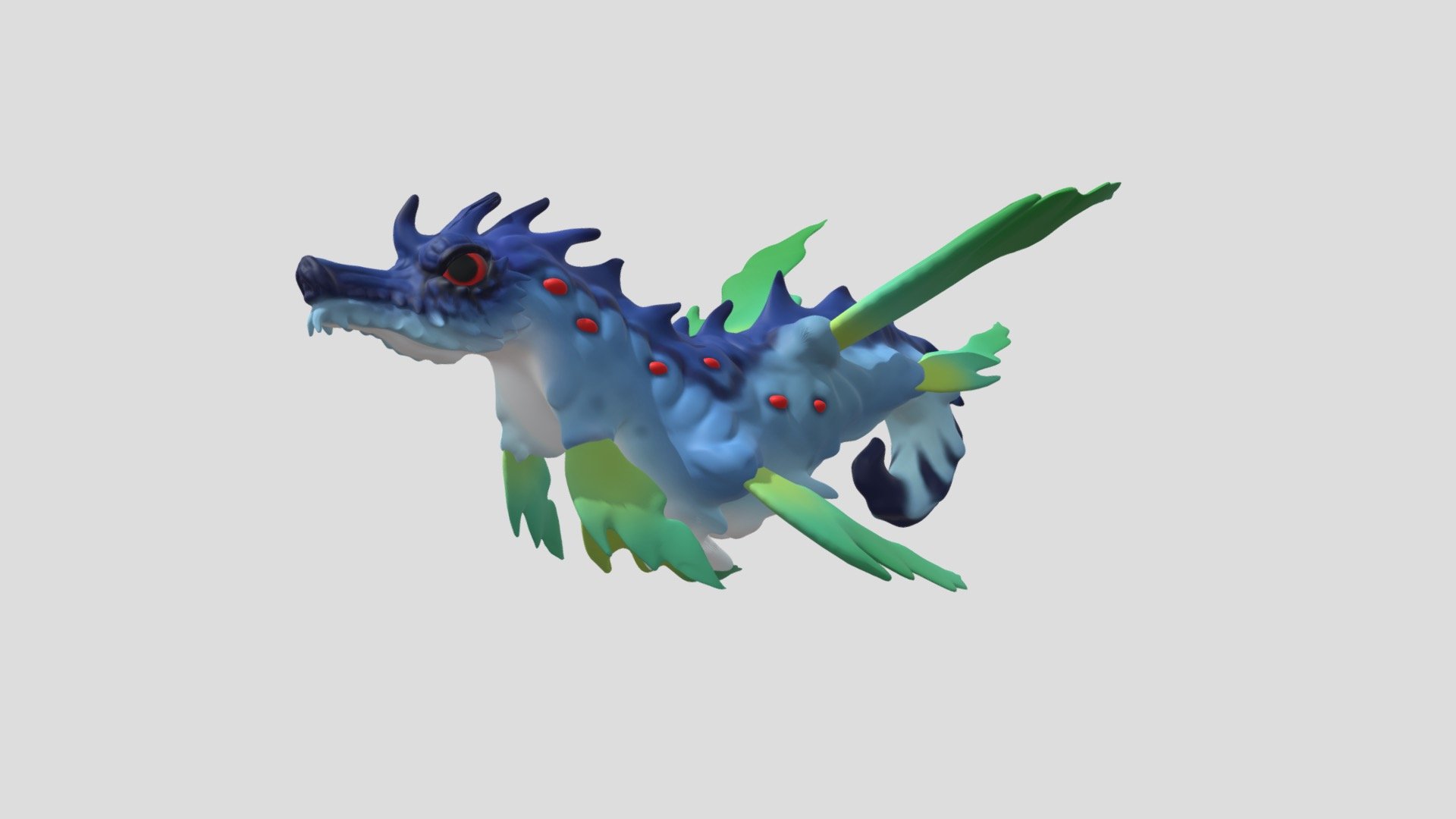 Sea Monster - 3D model by cherishloveart [bbd569a] - Sketchfab