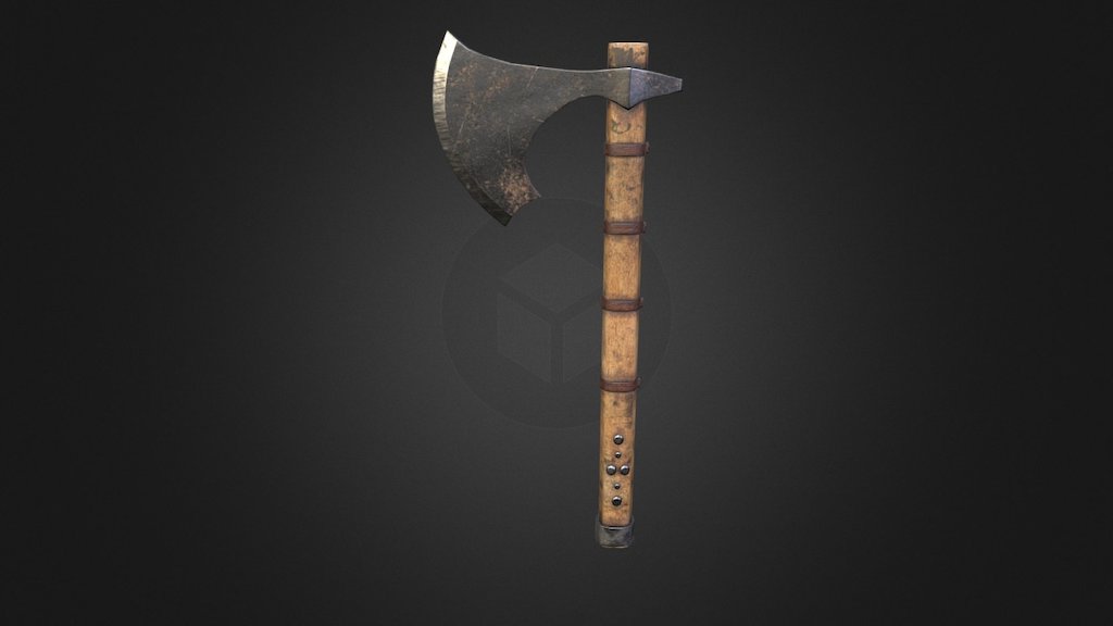 Medieval one-handed viking axe 2