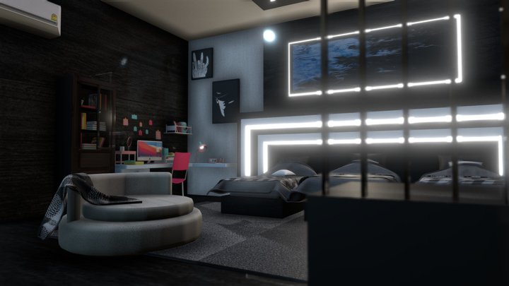 Bed Room Final Project 3D Model