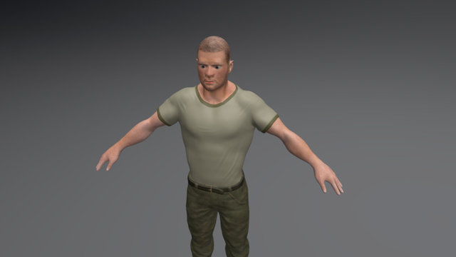 soldier 3D Model
