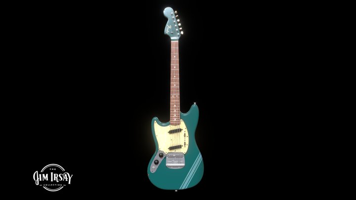Kurt Cobain 1969 Fender Mustang 3D Model