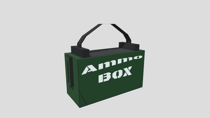 Ammo Crate 3D Model