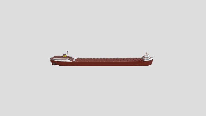 Edmund Fitzgerald 3D Model