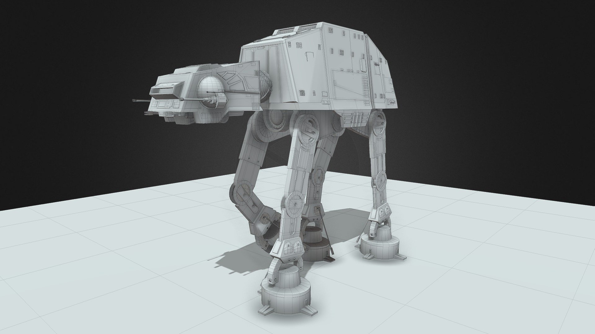 ATAT Star Wars - Buy Royalty Free 3D Model By Vicki Lau (@vickicup ...