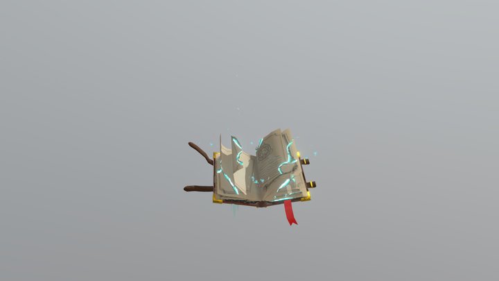 Magical Frost Book 3D Model