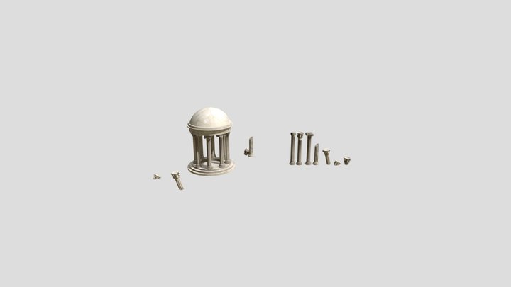Ancient Greek Rotunda 3D Model