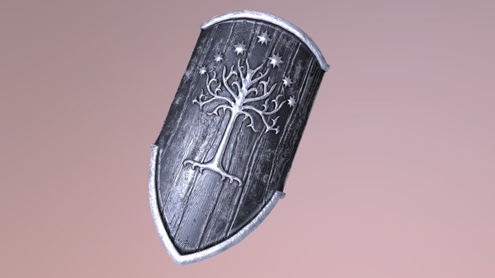 Gondor Shield - Lord of the Rings 3D Model