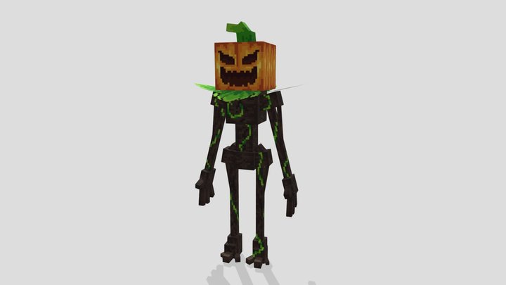 Pumpkin Boss 3D Model