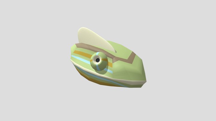 Character Blockout - Chameleon 3D Model
