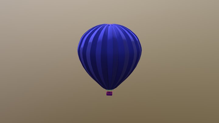 Hot Air Ballon 3D Model