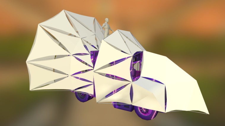 Philippine Eagle Head Art Car