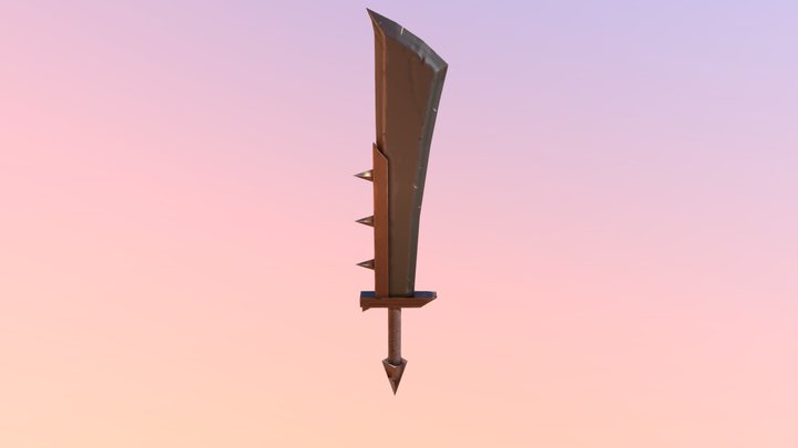 Stylized Sword 3D Model