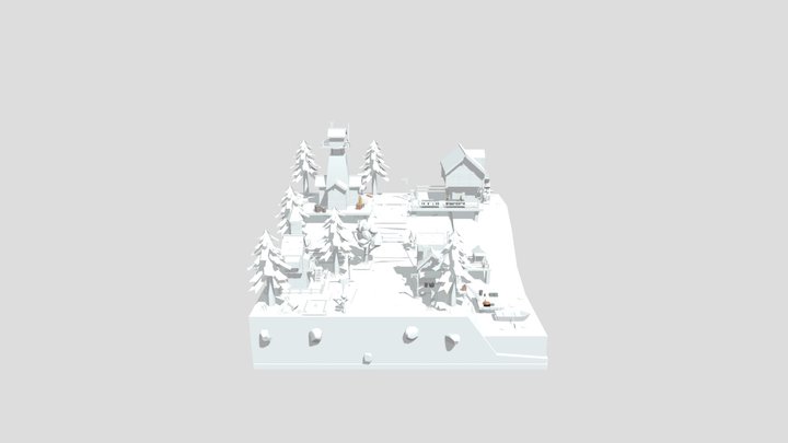 Low-Poly Mini World – Stylized Environment