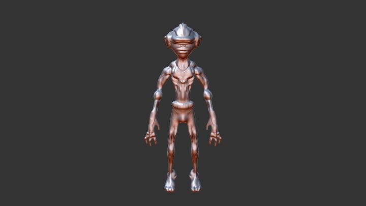 Cyber Monkey 3D Model